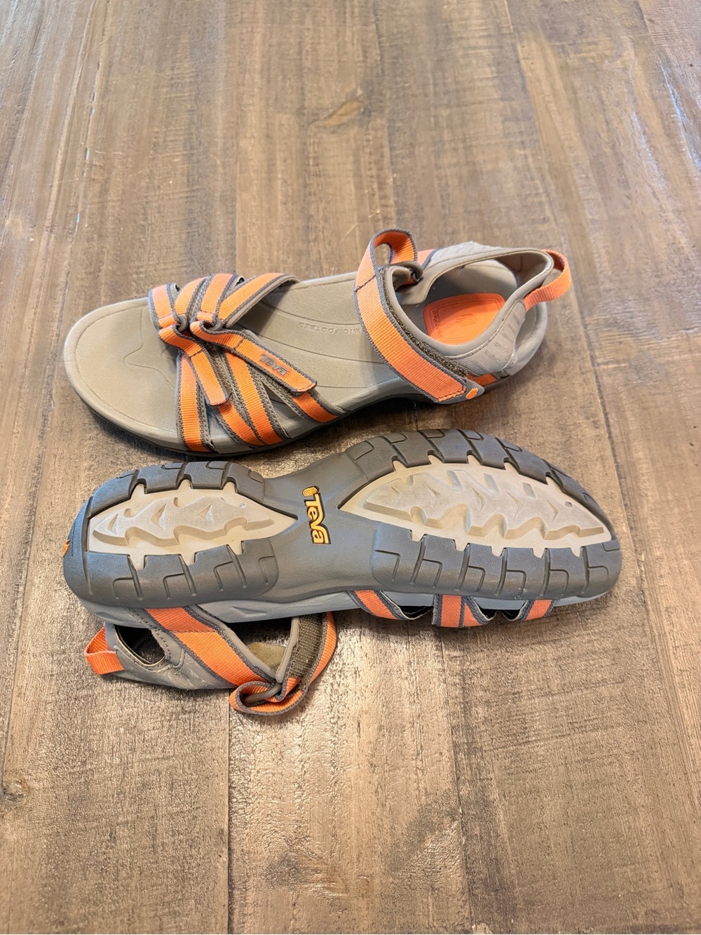 Teva Verra Women's 4266 Orange Coral Strap Hiking Outdoor Sport Sandals Size 10